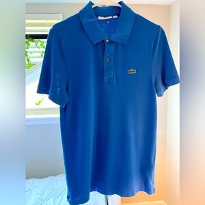 Men’s blue size M slimfit Lacoste